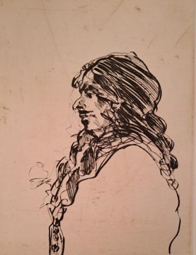 Claude Weisbuch - Dom Juan - Gravure à la pointe sèche 2