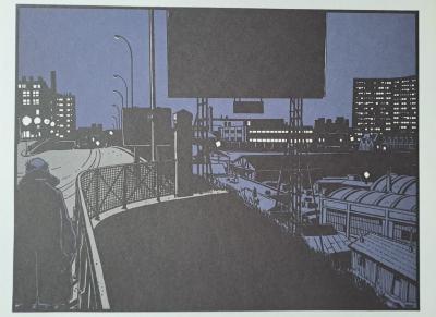 Jacques Tardi - Au-dessus des hangars - Impression d’art 2