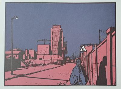 Jacques Tardi - Le long des palissades - Impression d’art