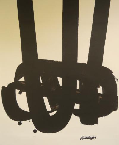 Pierre Soulages - Affiche originale - Jeux Olympiques de Munich - 1972 2