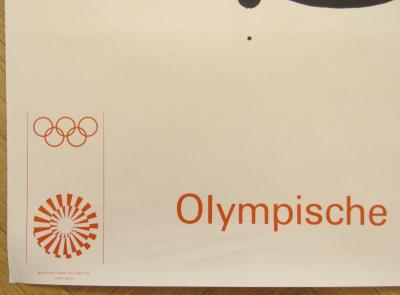 Pierre Soulages - Affiche originale - Jeux Olympiques de Munich - 1972 2