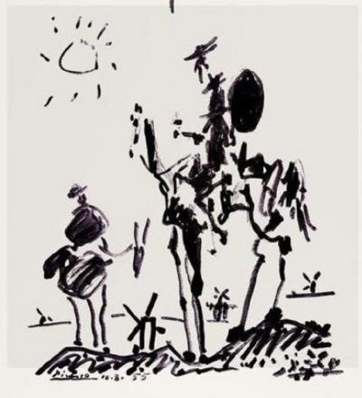 Pablo Picasso (d’après) - Exposition Don-Quixote - Sérigraphie 2