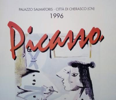 Pablo Picasso d’après) - Le peintre et son modèle, 1996 - Affiche originale 2