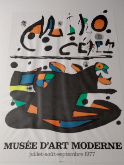 Joan Miró (d’après) - Musées d’art moderne, 1977 - Affiche 2