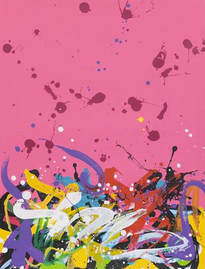 JonOne - Untitled (Pink) signée et numérotée sur 57 exemplaires 2