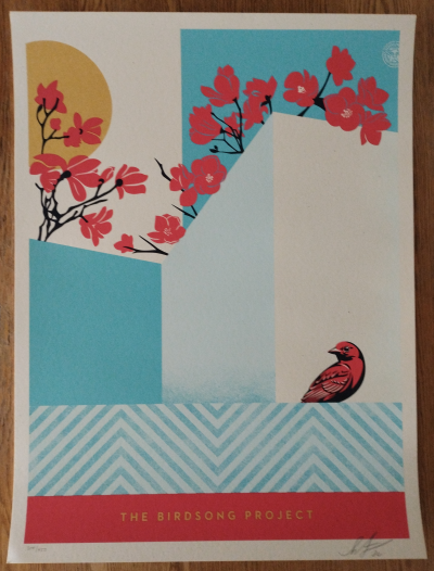 Shepard FAIREY (Obey) - Birdsong Project 2022 Shepard Fairey, Sérigraphie signée et numérotée 2