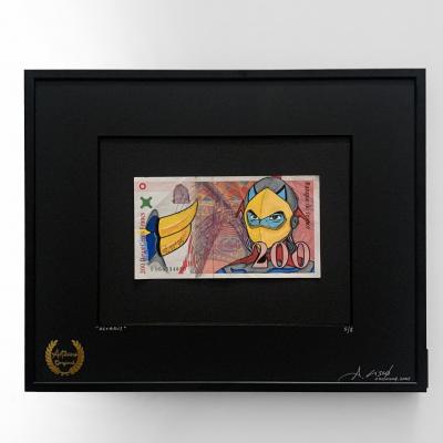 Cisco - ACTARUS, 2026 - Acrylique sur billet