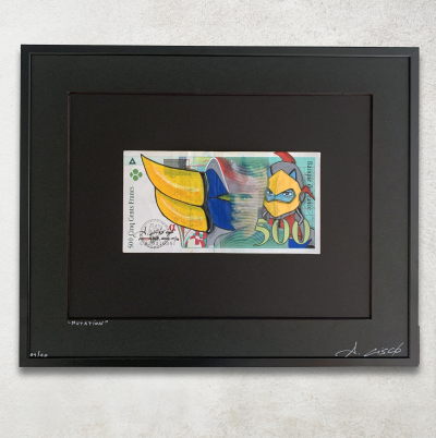 Cisco - MUTATION, 2024 - Acrylique sur billet 2