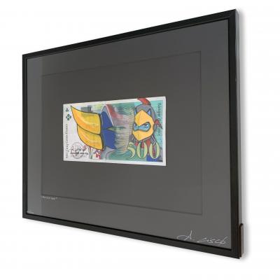 Cisco - MUTATION, 2024 - Acrylique sur billet 2