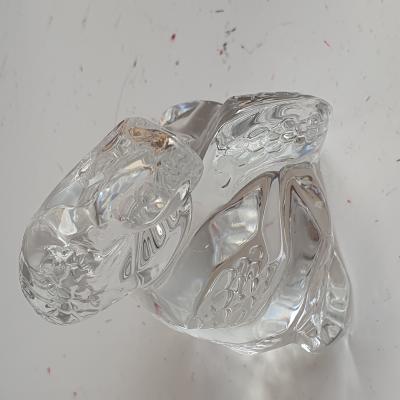 Serpent COBRA en cristal de Baccarat France vers 1990 2