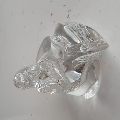 Serpent COBRA en cristal de Baccarat France vers 1990 2