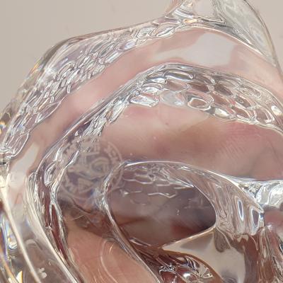 Serpent COBRA en cristal de Baccarat France vers 1990 2