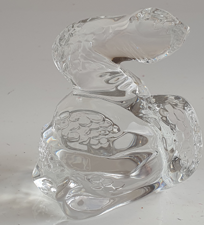 Serpent COBRA en cristal de Baccarat France vers 1990 2