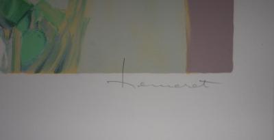 Claude HEMERET : Bouquet jaune - Lithographie Originale Signée 2