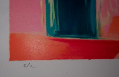 Claude HEMERET : Fenêtre sur la Méditerranée - Lithographie Originale Signée 2