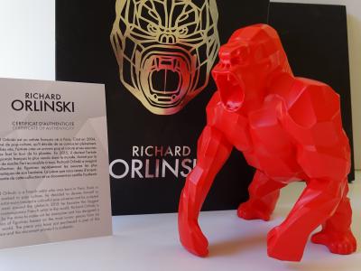 Richard Orlinski - Red Kong, 2024 - sculpture 2