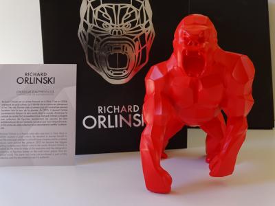 Richard Orlinski - Red Kong, 2024 - sculpture 2