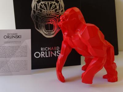 Richard Orlinski - Red Kong, 2024 - sculpture 2