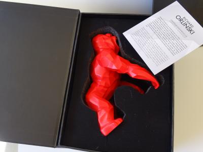 Richard Orlinski - Red Kong, 2024 - sculpture 2