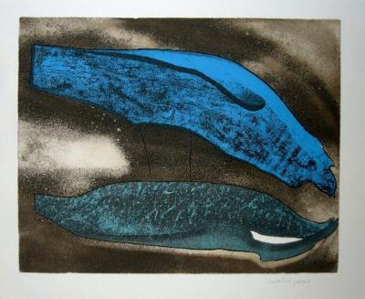 Isabel PONS - Composition 11, 1973 - Eau-forte et aquatinte 2