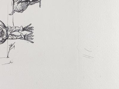 Miodrag Djuric (Dado) - Sans titre, 1968 - Lithographie originale 2