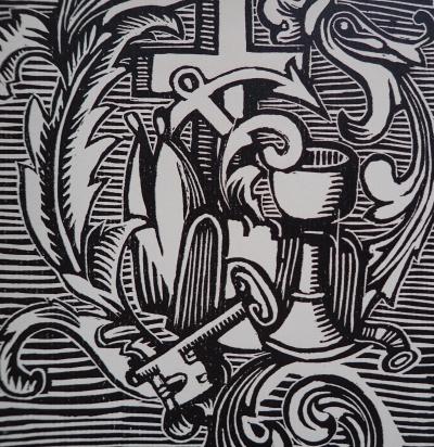 André Lhote - En communion, 1922 - Bois gravé 2