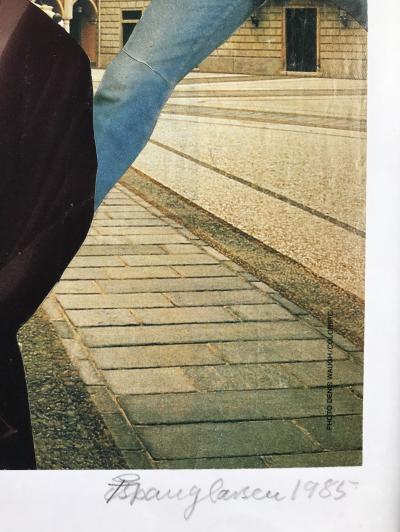 Anker SPANG LARSEN - Minotaure, 1985 - Photomontage-collage signé 2
