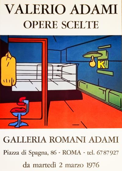 Valerio Adami, Opere Scelte, original poster, 1976 2
