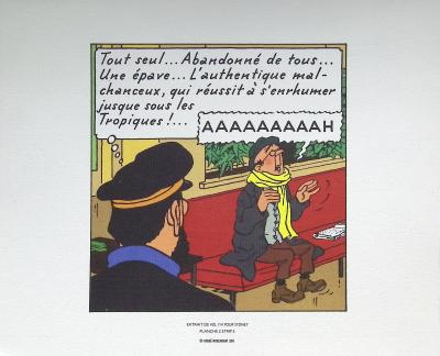 HERGE : TINTIN Vol 714 pour Sydney, 2011, 3 lithographies Ex Libris 2