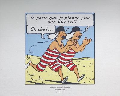 HERGE :  TINTIN au pays de l’or noir, 2011 - 3 lithographies Ex Libris 2