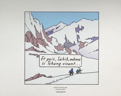 HERGE : Tintin au Tibet, 2010, 3 lithographies Ex Libris 2
