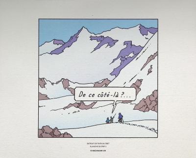 HERGE : Tintin au Tibet, 2010, 3 lithographies Ex Libris 2