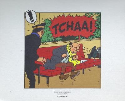 HERGE : TINTIN Vol 714 pour Sydney, 2011, 3 lithographies Ex Libris 2