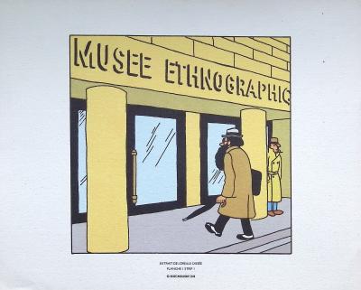 HERGE :  L’oreille cassée, 2010, 3 lithographies Ex Libris 2