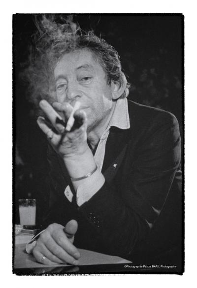 Pascal Baril - Serge Gainsbourg à Paris, 1985 - Tirage fine art cartoline 1/20 et signé par l’auteur 2