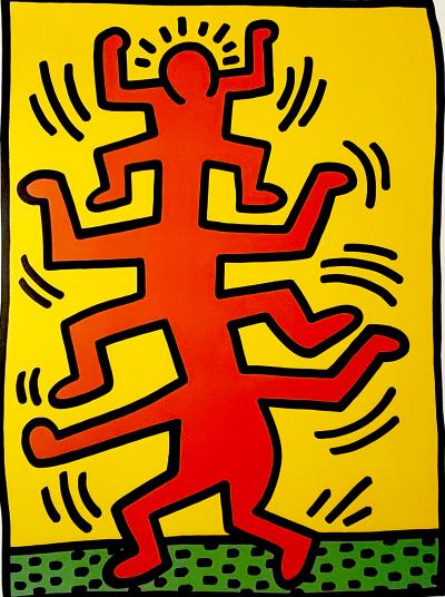 Keith Haring, Growing 1 - sérigraphie originale, 1988 2