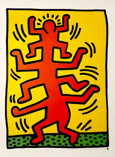 Keith Haring, Growing 1 - sérigraphie originale, 1988 2