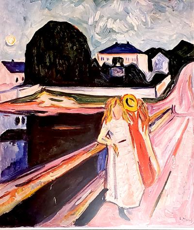 Edvard Munch, affiche Galerie Beyeler Basel, 1965 2