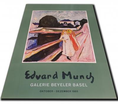 Edvard Munch, affiche Galerie Beyeler Basel, 1965 2