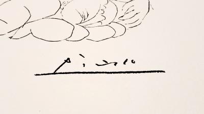 Pablo Picasso (d’après), L’étreinte (II), lithographie originale signée, numérotée, 1973 2