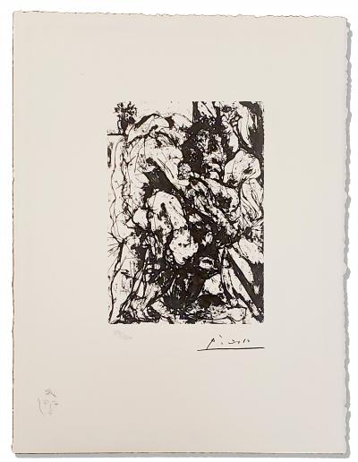 Pablo Picasso (d’après), Le Viol - lithographie signée, numérotée, 1973 2