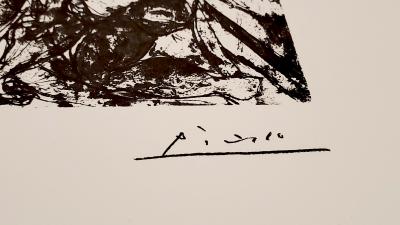 Pablo Picasso (d’après), Le Viol - lithographie signée, numérotée, 1973 2