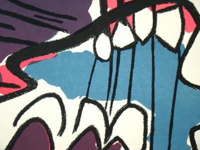 Wassily KANDINSKY (d’après) - Jusqu’à l’abstraction, 1972 - Affiche d’exposition originale signée 2
