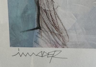 Enki Bilal - Portrait de Space Invader, 2023 - Sérigraphie signée par les deux artistes 2