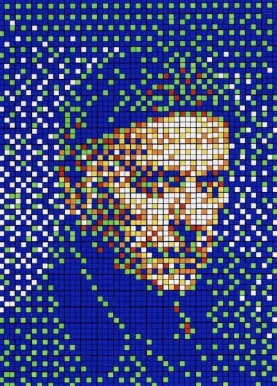 INVADER, Rubik Enki Bilal by Invader, 2023 2