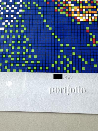 INVADER, Rubik Enki Bilal by Invader, 2023 2