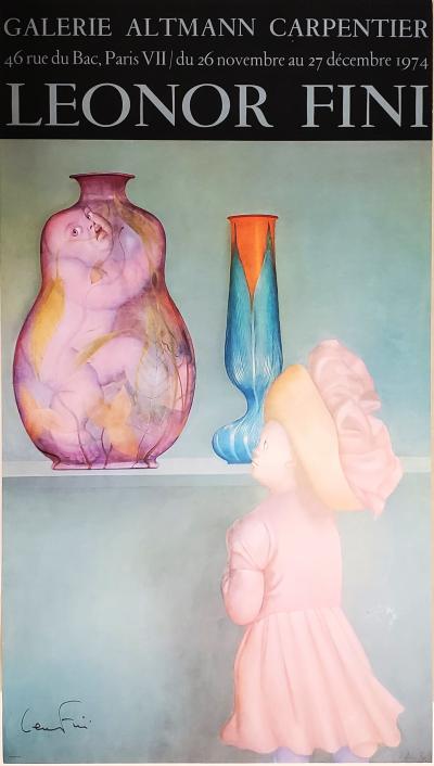 Leonor Fini, original poster signed by the artist, 1974 2