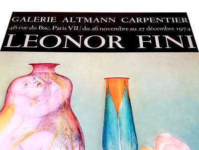 Leonor Fini, original poster signed by the artist, 1974 2