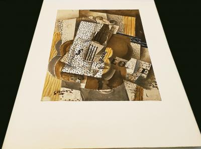 Georges Braque, Violon, Mélodie - lithographie sur papier Arches, 1962 2