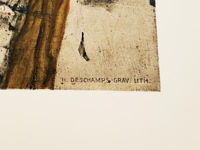 Georges Braque, Violon, Mélodie - lithographie sur papier Arches, 1962 2